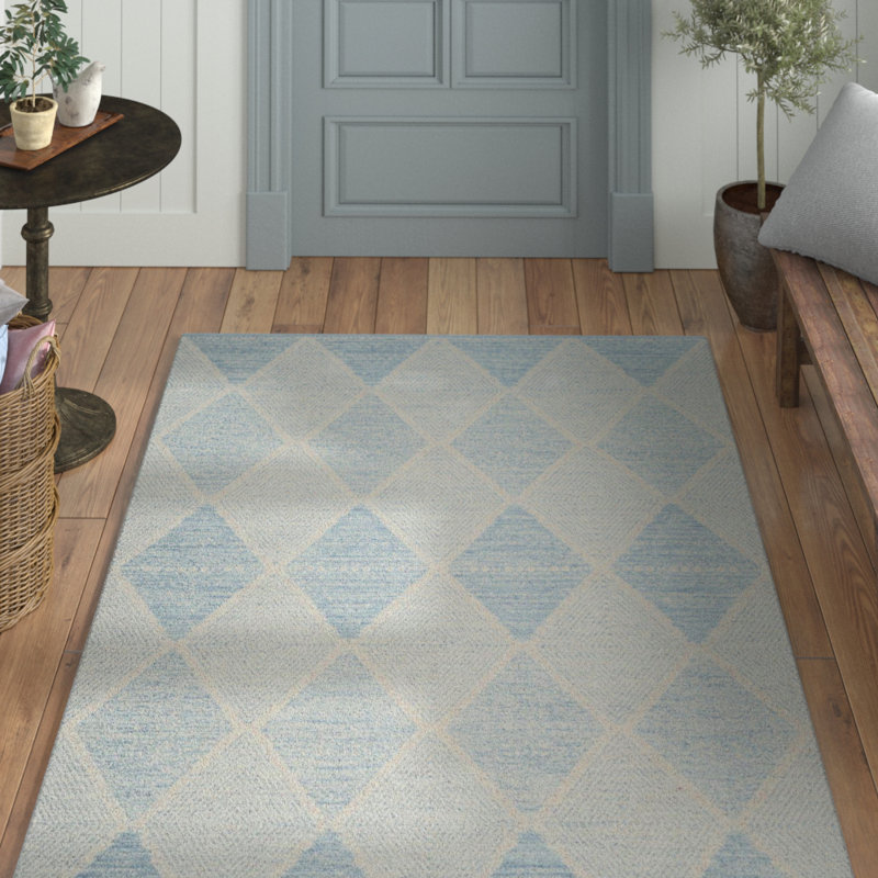 Laurel Foundry Modern Farmhouse Round Jodi Geometric Handmade Flatweave